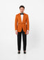 ABITO SMOKING ARANCIO