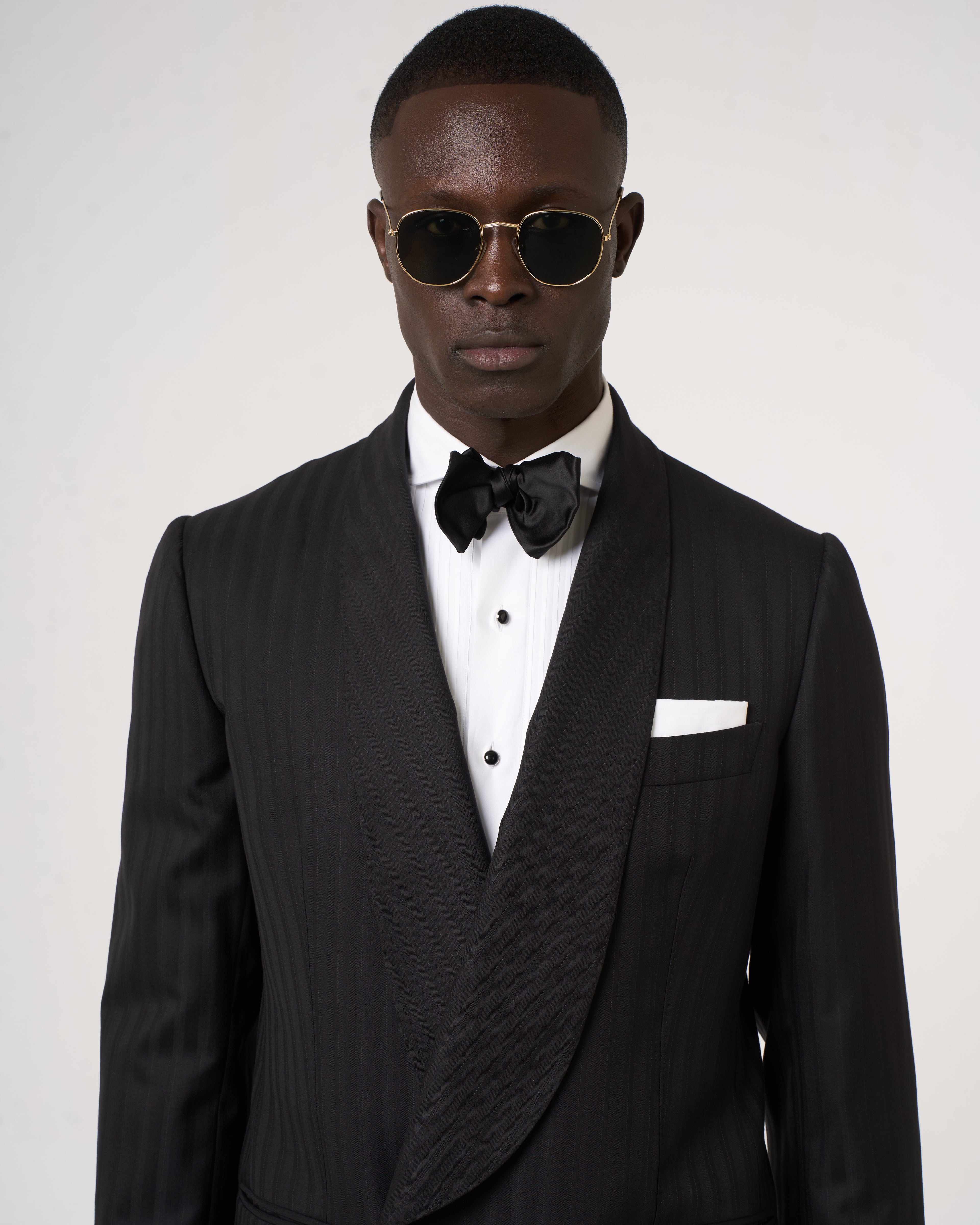 Giacca Smoking Doppiopetto Collo Sciallato, Target Élite Nero