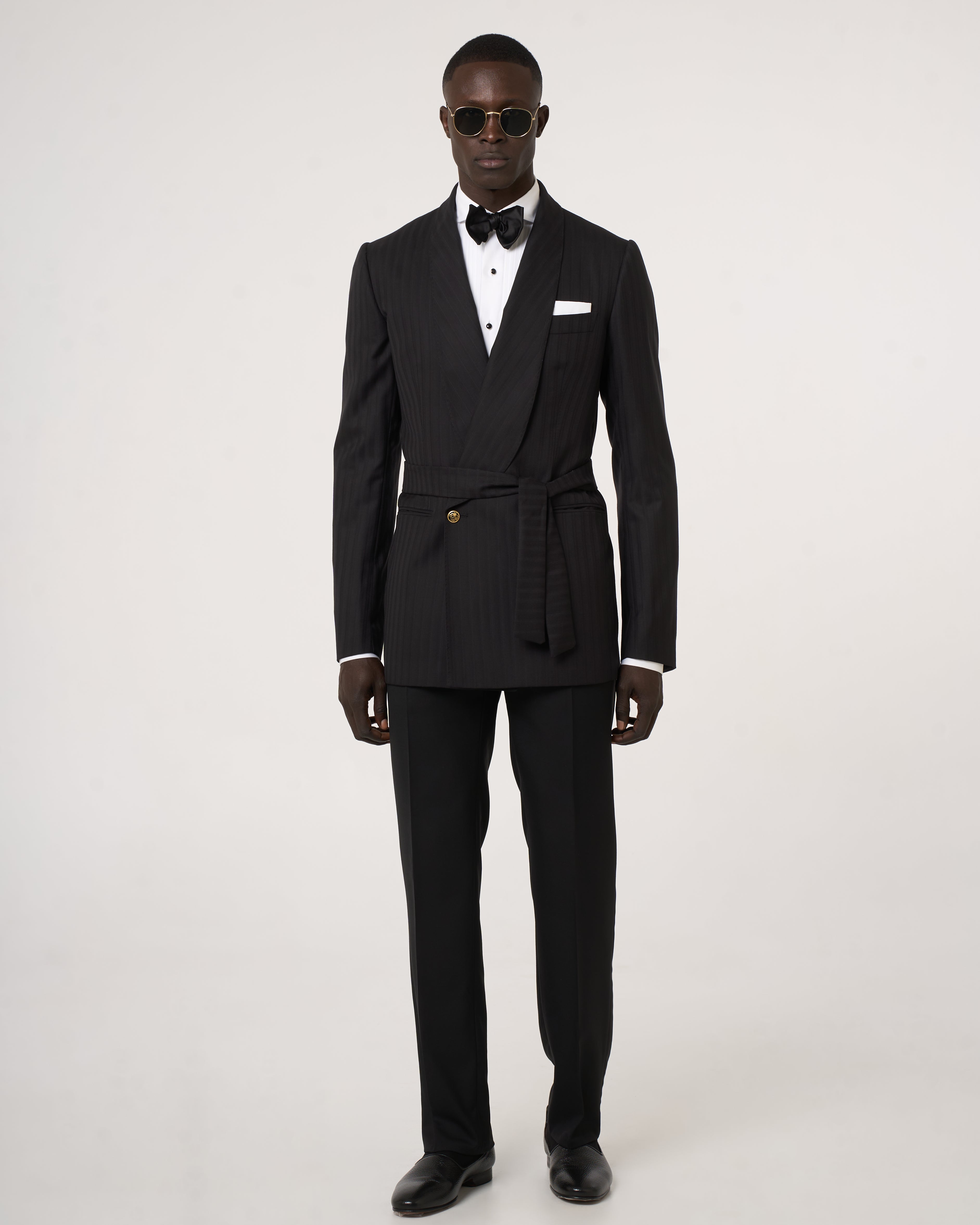 Giacca Smoking Doppiopetto Collo Sciallato, Target Élite Nero