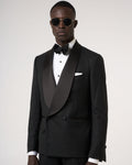 Smoking Doppiopetto Collo Sciallato Revenge Black