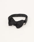 Papillon da annodare in raso di seta Nero
