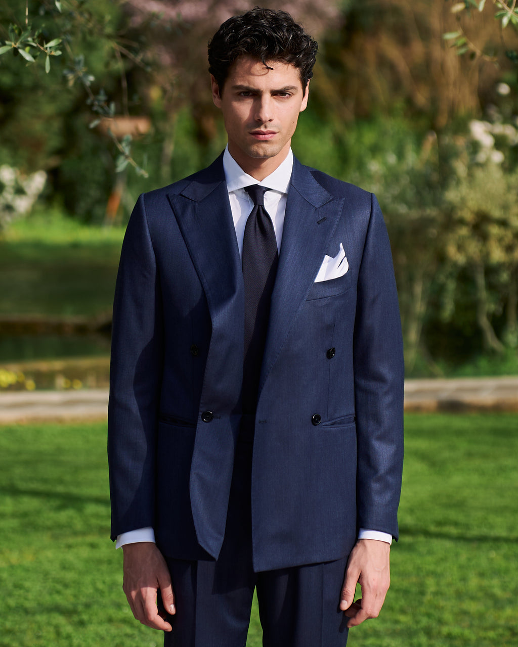 ABITO LONDON BLU NAVY TROFEO DI ERMENEGILDO ZEGNA