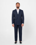 ABITO LONDON GESSATO BLU