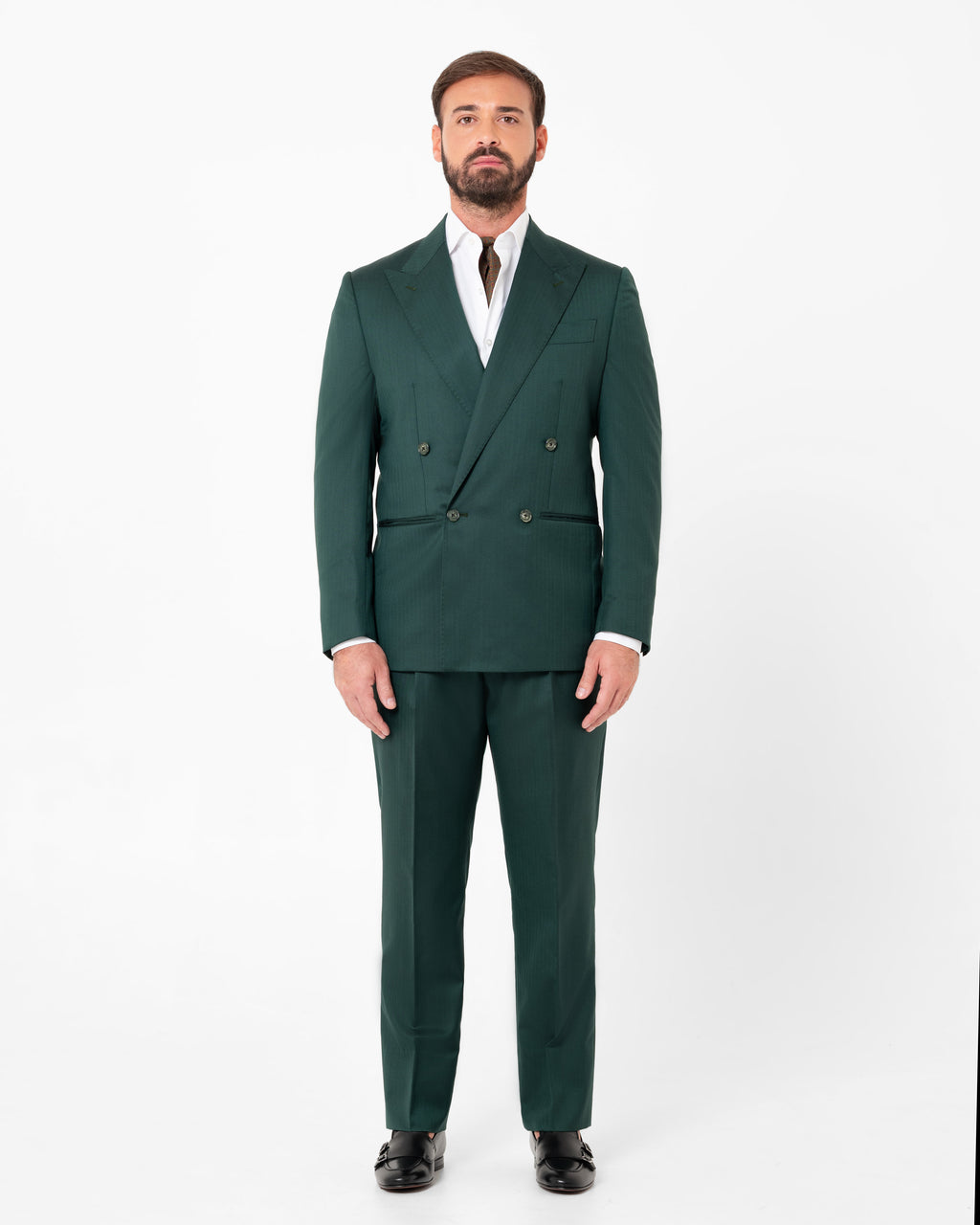 ABITO LONDON VERDE BOSCO SPIGATO