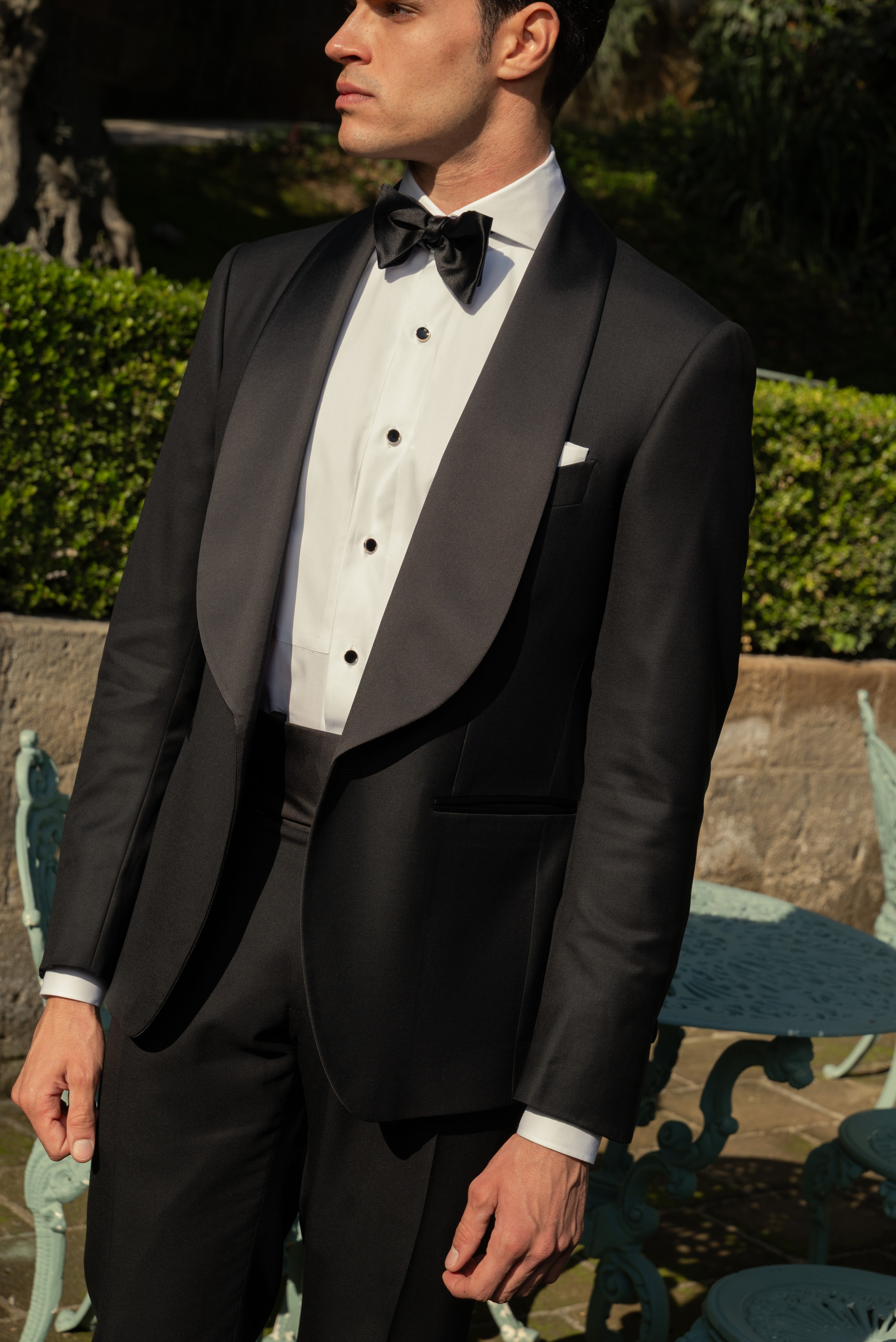 Smoking Monopetto Collo Sciallato Revenge Black