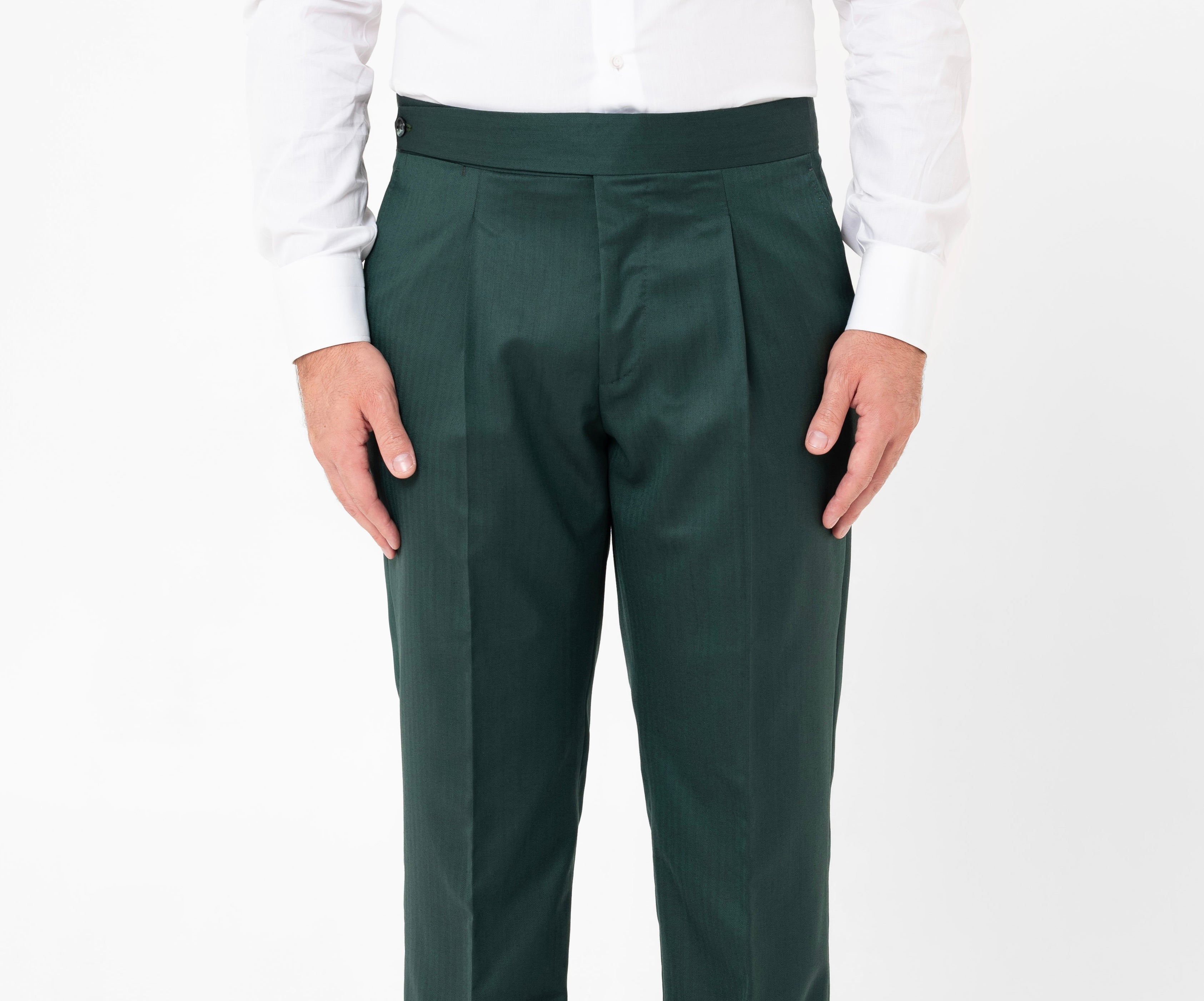 ABITO LONDON VERDE BOSCO SPIGATO