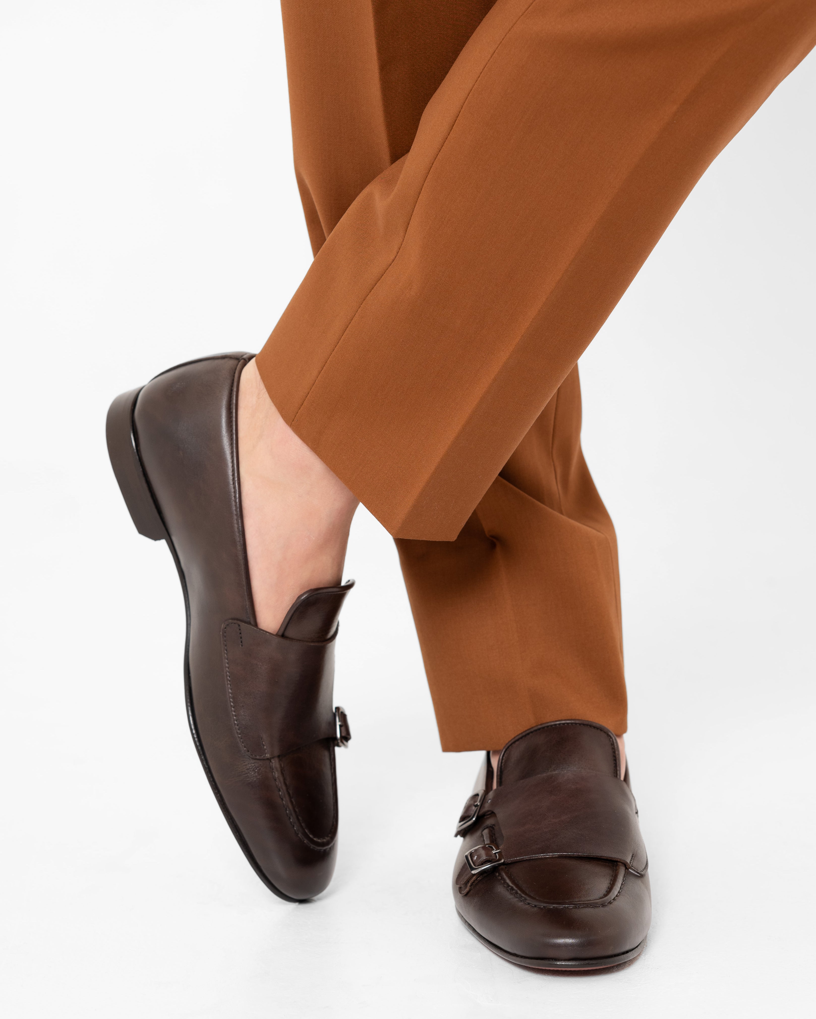 ABITO NAPOLI CON MONOPETTO 1 BOTTONE TABACCO