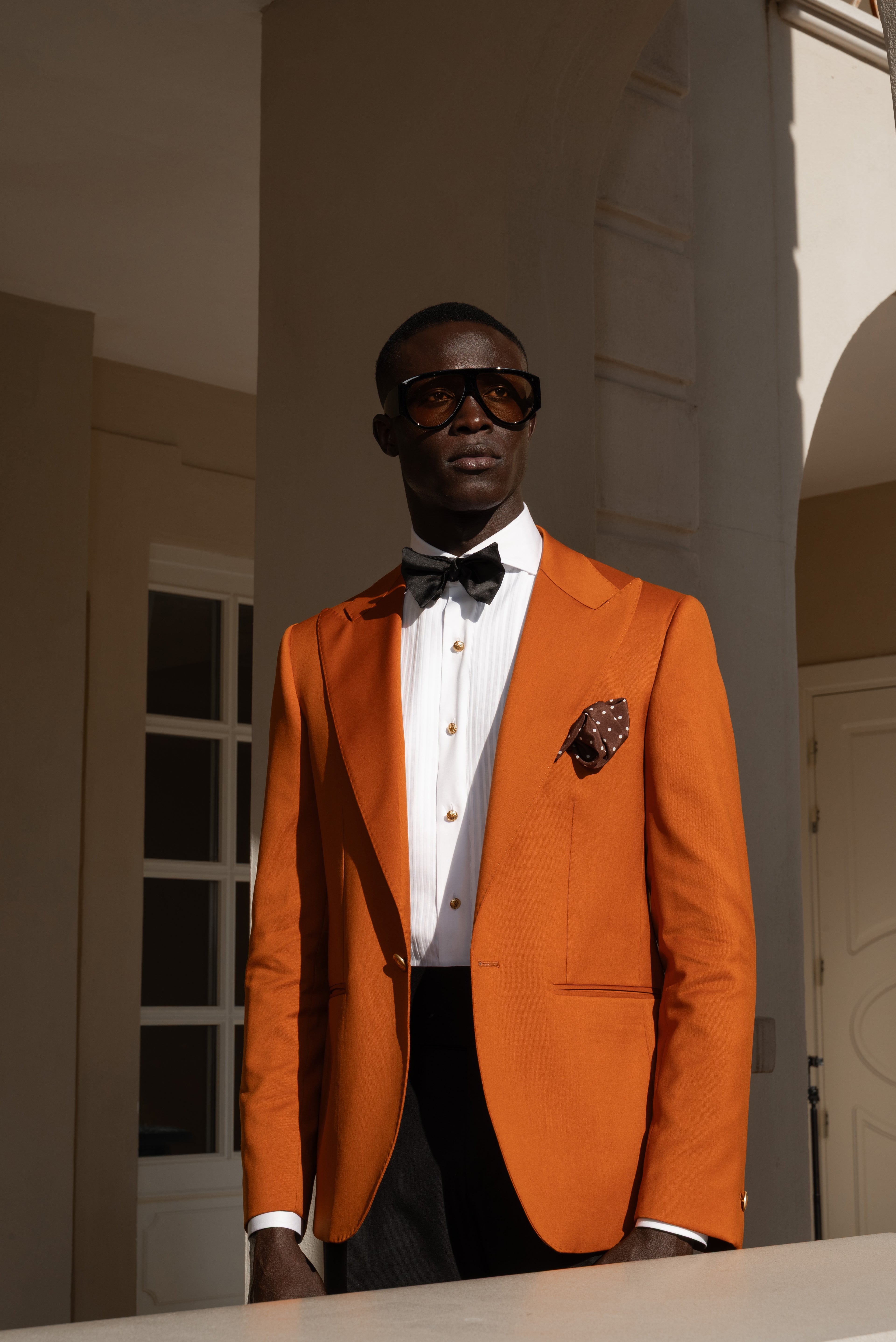 Giacca Monopetto Bavero a Lancia Sapphire Terra di Siena