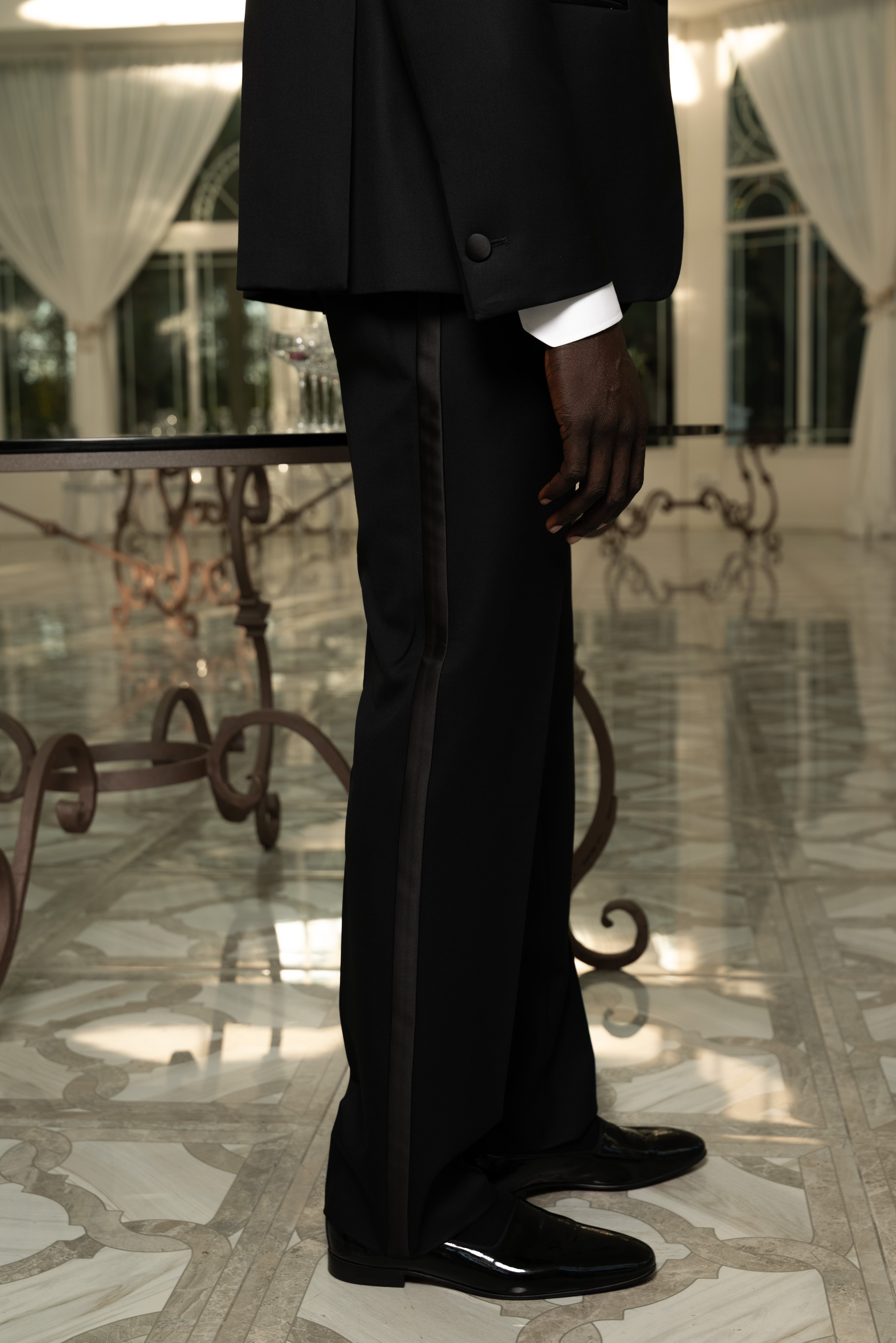 Smoking 3 Pezzi Bavero a Lancia Revenge Black