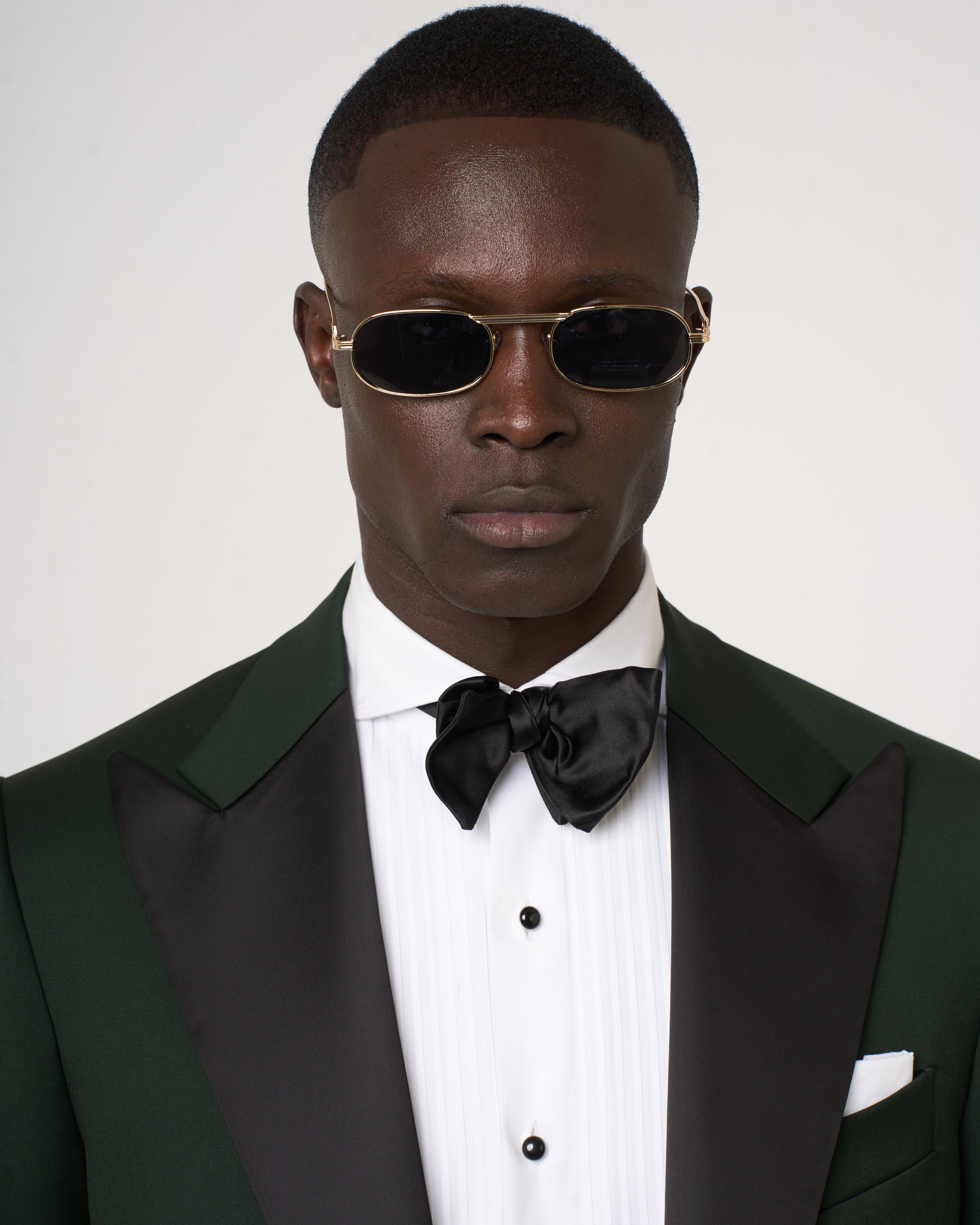 Giacca Smoking  Monopetto Collo a Lancia Sapphire Bosco